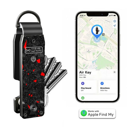 Sleek Key Organizer with Apple Find My™
