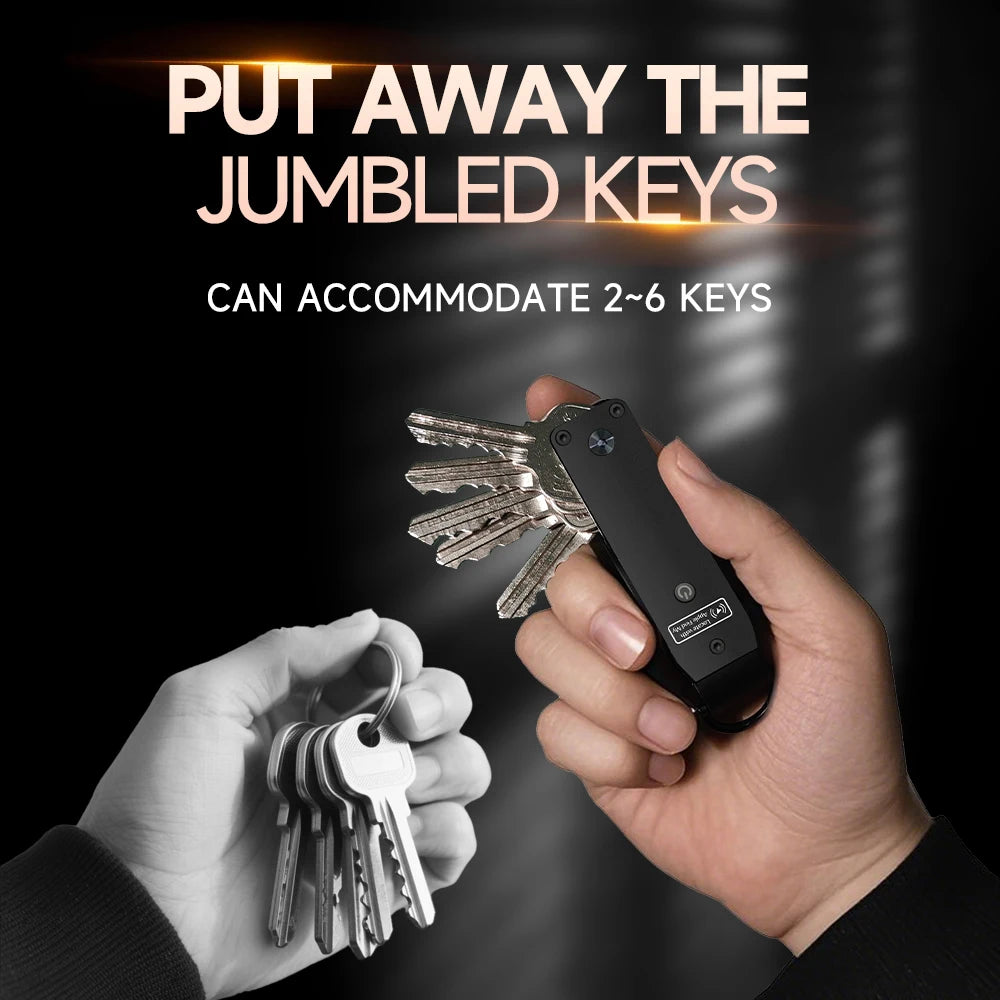 Sleek Key Organizer with Apple Find My™